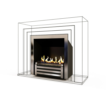 Биокамин в мраморном портале Firezo Belle Биокамин в мраморном портале Firezo Belle